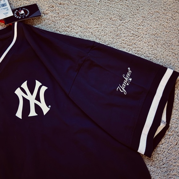 Fanatics Dark Navy Yankees Short Sleeve Jersey - Picture 4 of 8